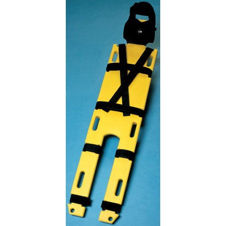 Férula / camada de cuerpo completo con reposacabezas en V y arnés de cabeza estándar Miller