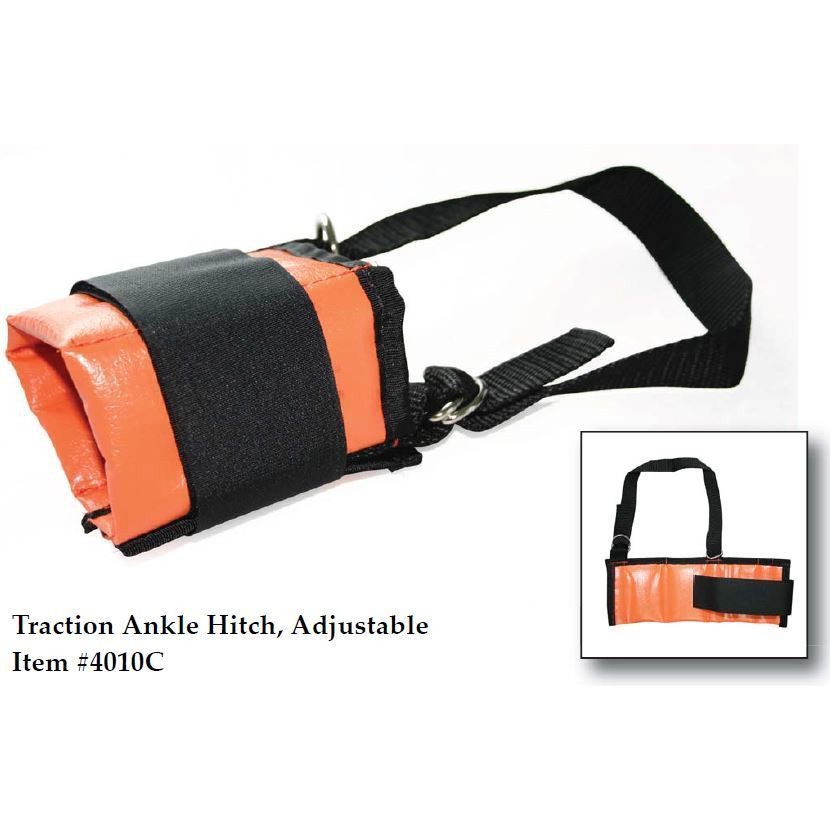 Enganche de tobillo de tracción con 3 anillos en D, Universal