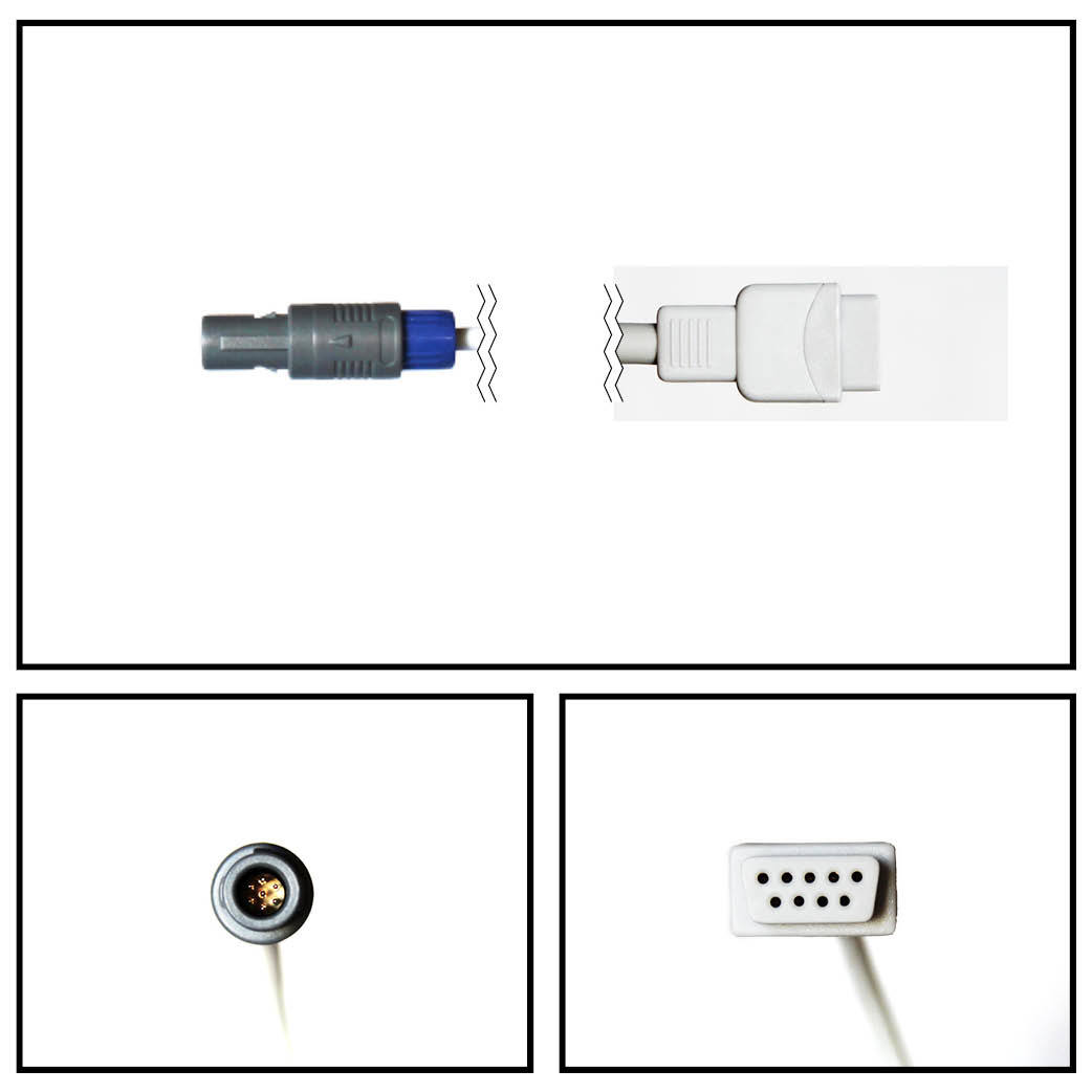 cable extención BCI 7 PIN REDAL A DB9 SPO2 8' cable extención BCI 7 PIN REDAL A DB9 SPO2 8'