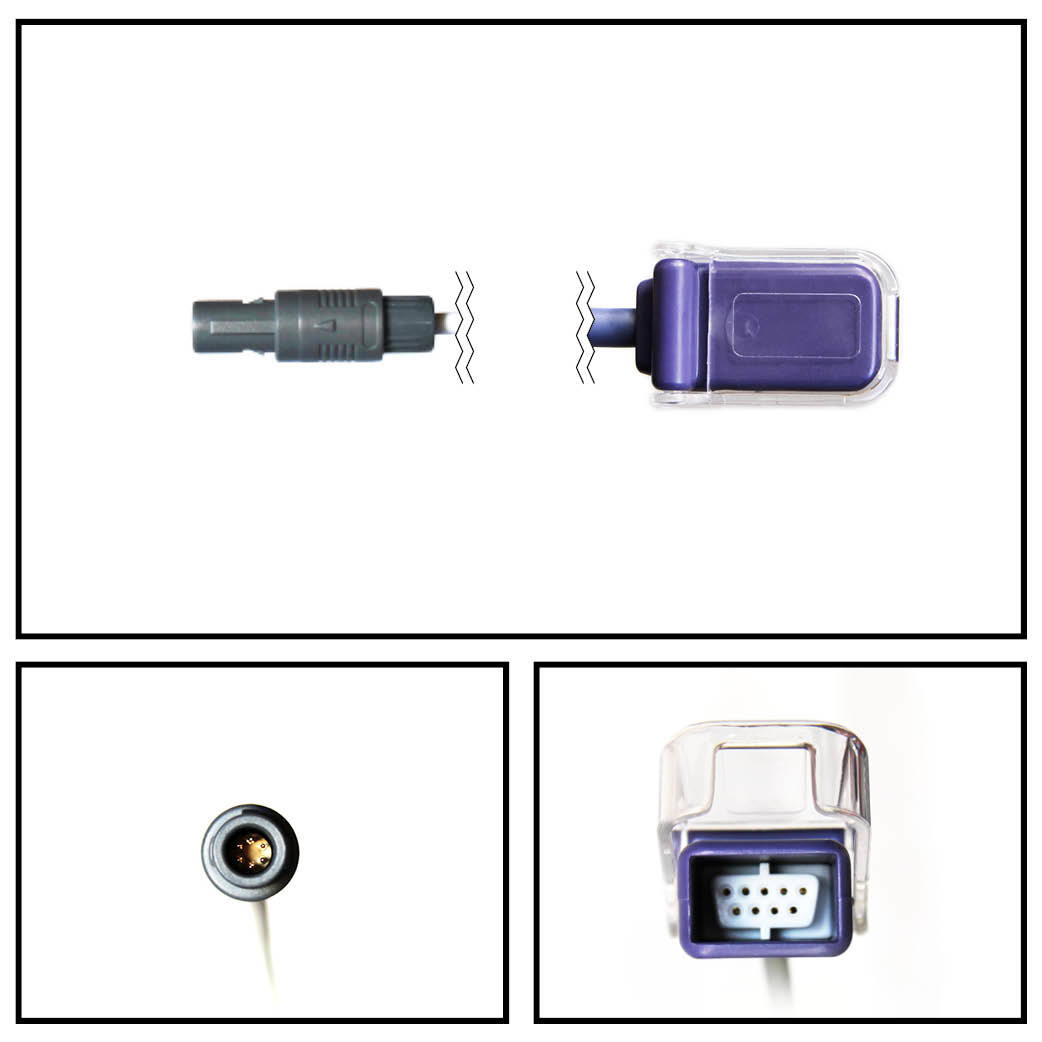 Cable extención DATASCOPE MINDRAY REDAL a NELLCOR OXIMAX DB9 SPO2 Cable extención DATASCOPE MINDRAY REDAL a NELLCOR OXIMAX DB9 SPO2