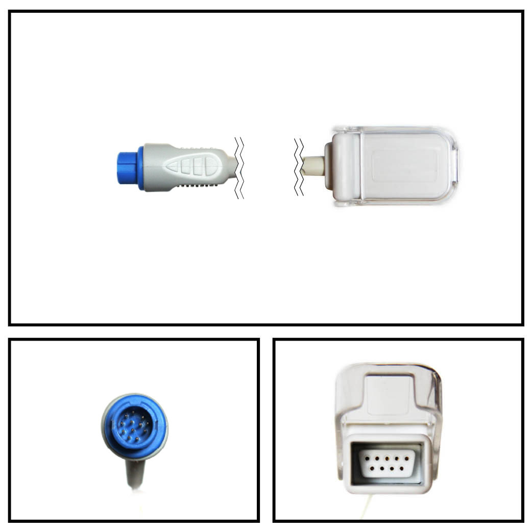 Cable extención DATASCOPE MINDRAY 12 PIN A DB9 SPO2