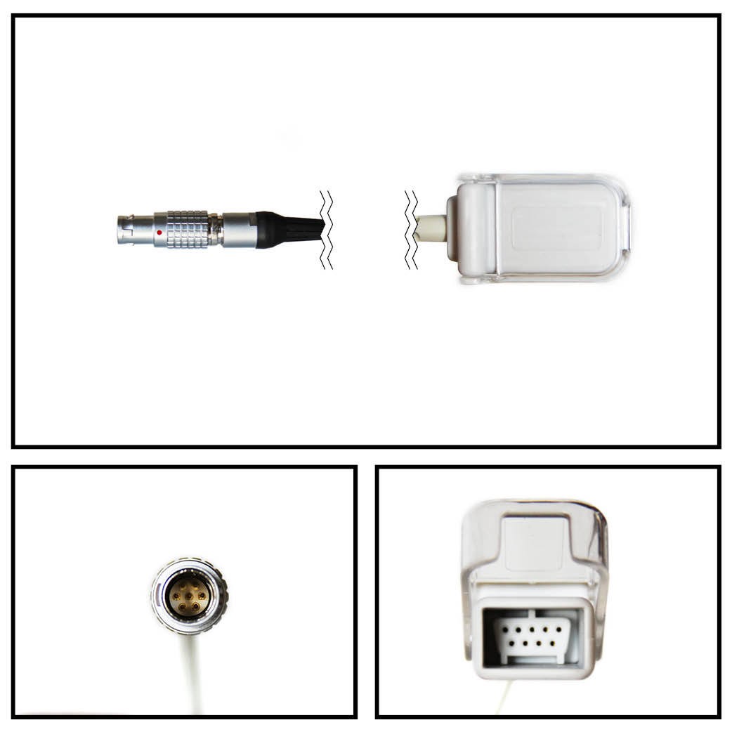 Cable extención INVIVO LEMO a DB9 SPO2