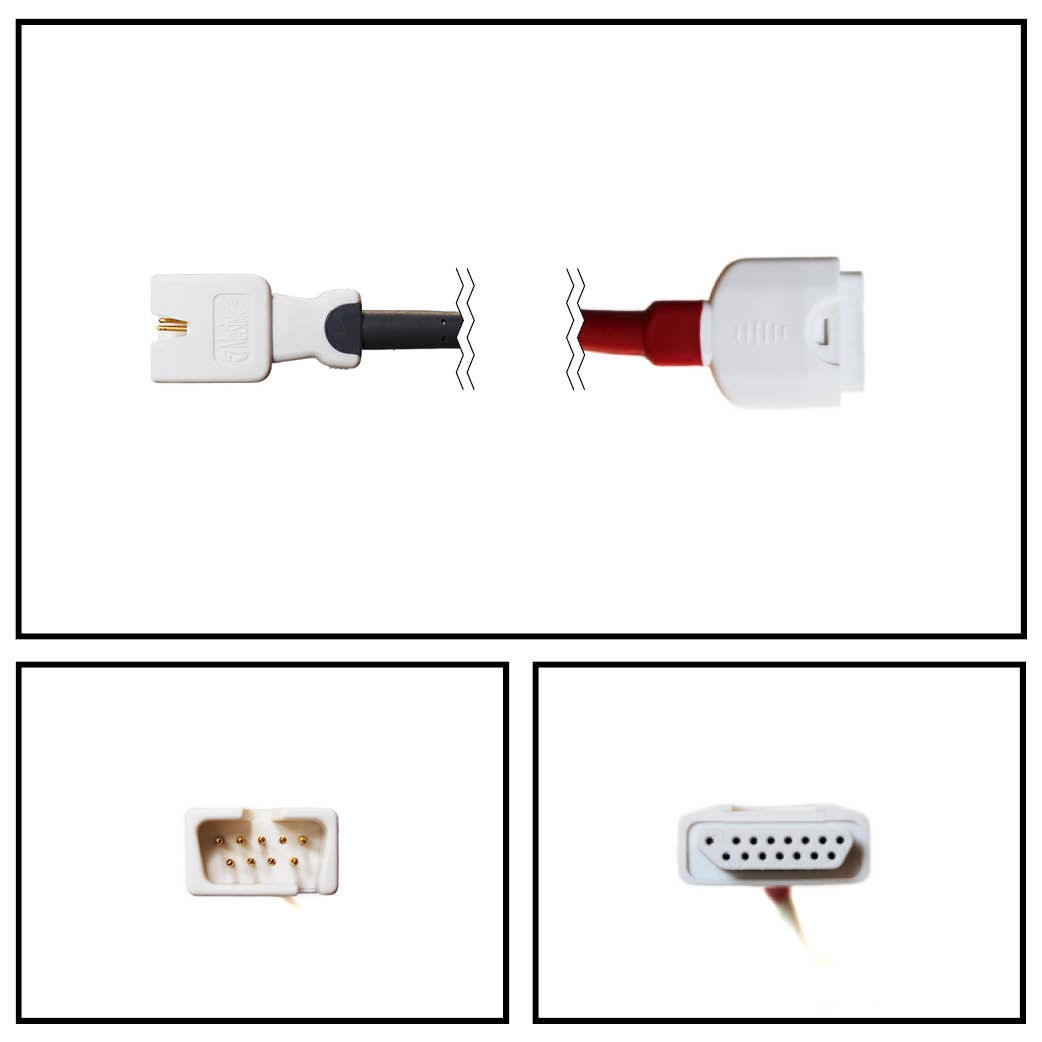 Cable extención MASIMO OEM 4 FT. 2534 M-LNCS SERIES a DB9 SPO2