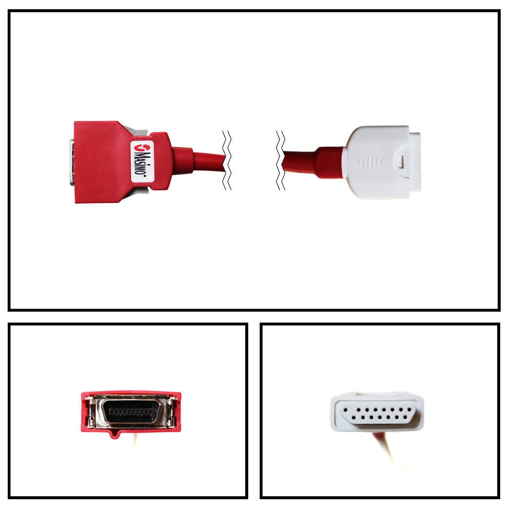 Cable extención MASIMO OEM 4 FT. 2406 RAINBOW 20 PIN SPO2