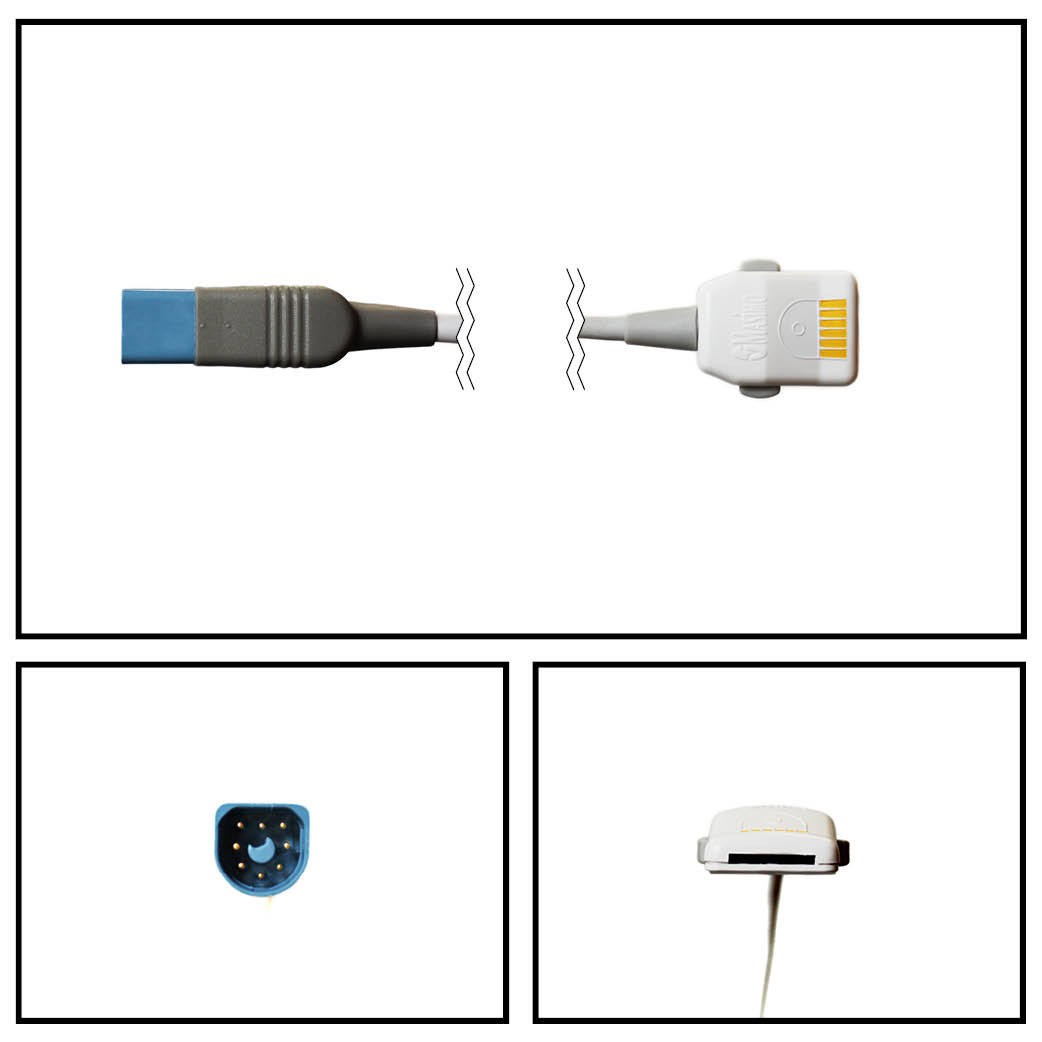 Masimo oem 12 ft. 2282 lnop para el juego masimo intelivo o el cable de extensión spo2 philips (m1020-61100)