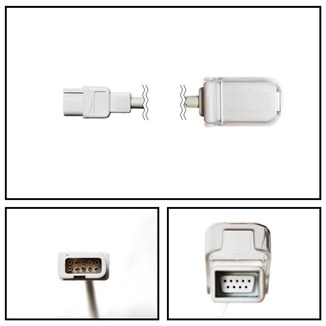 Cable extención spacelabs novametrix ultraview 10 pin a lncs spo2 700-0906-00