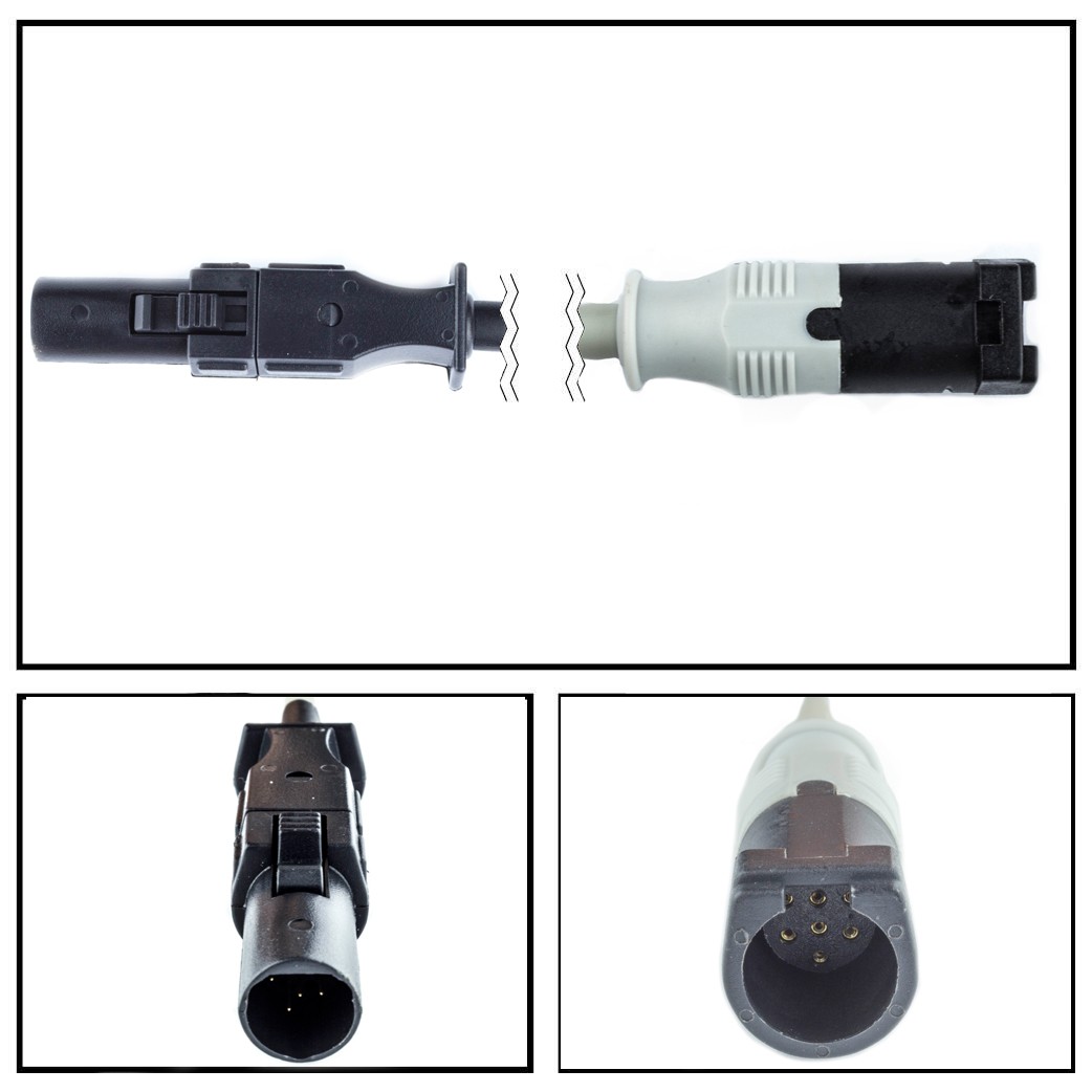 Cable extención spacelabs novametrix a hypertronics spo2