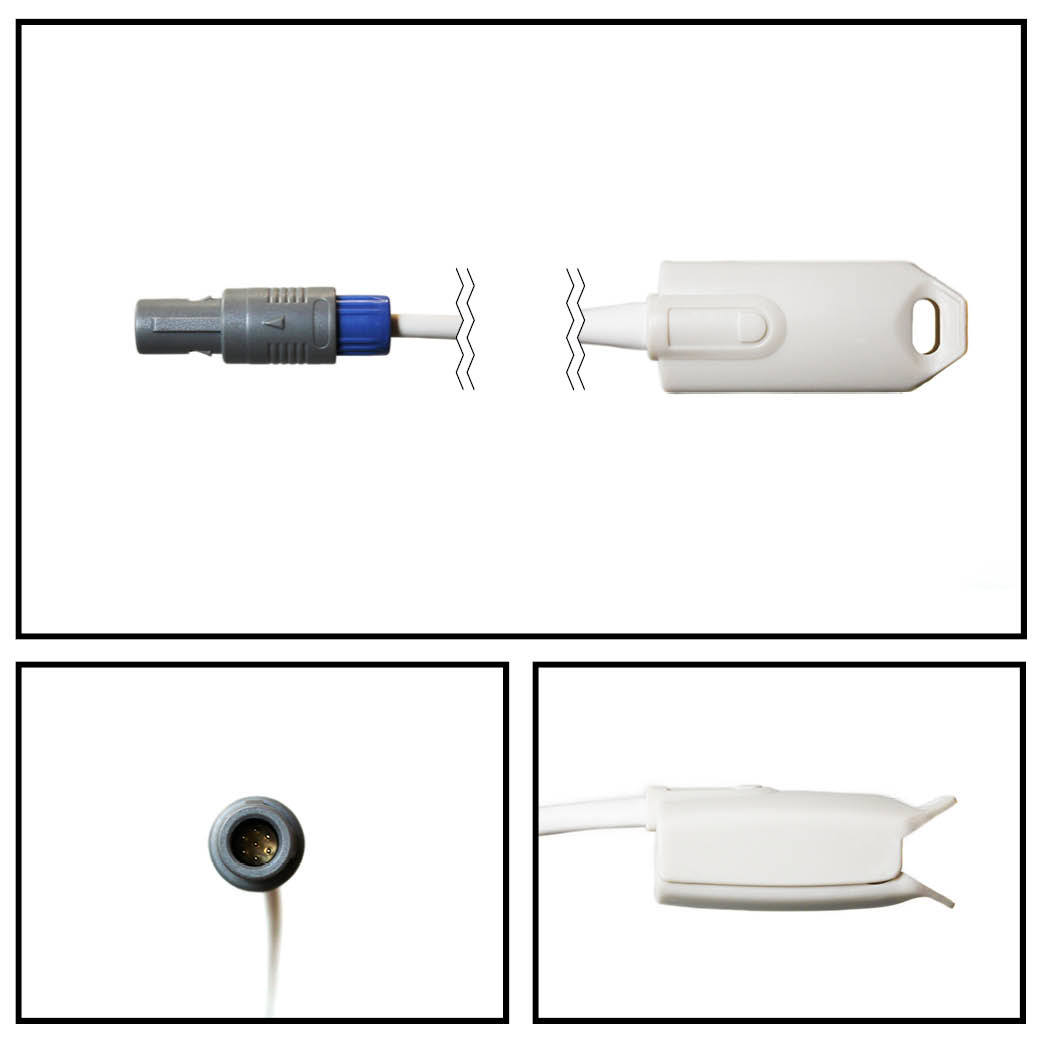 Sensor spo2 redal (cascara dura) bci 10 ft. Sensor spo2 redal (cascara dura) bci 10 ft.