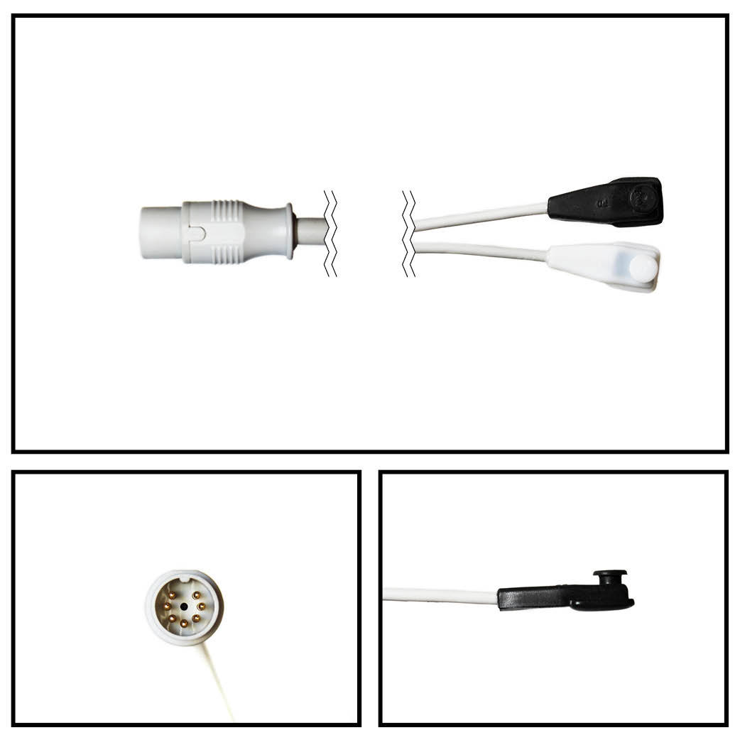 Sensor spo2 multi-sitio 7 pin bci 10 ft. Sensor spo2 multi-sitio 7 pin bci 10 ft.