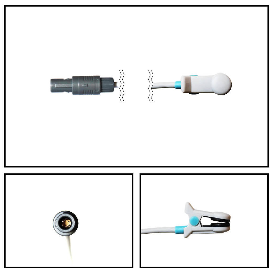 Sensor spo2 (clip de oreja) datascope mindray redal
