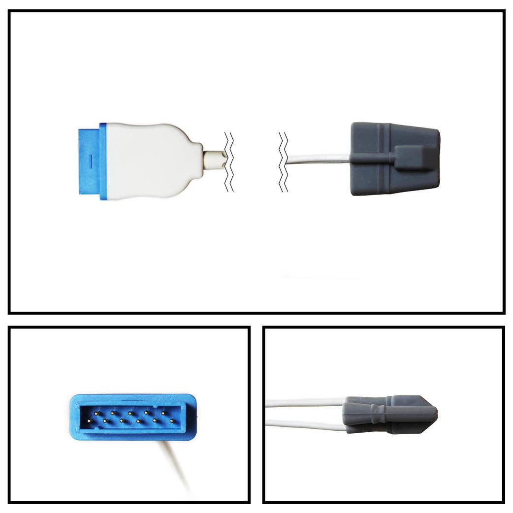 Sensor spo2 (blando pediatrico) ge marquette 10 ft. con oximax