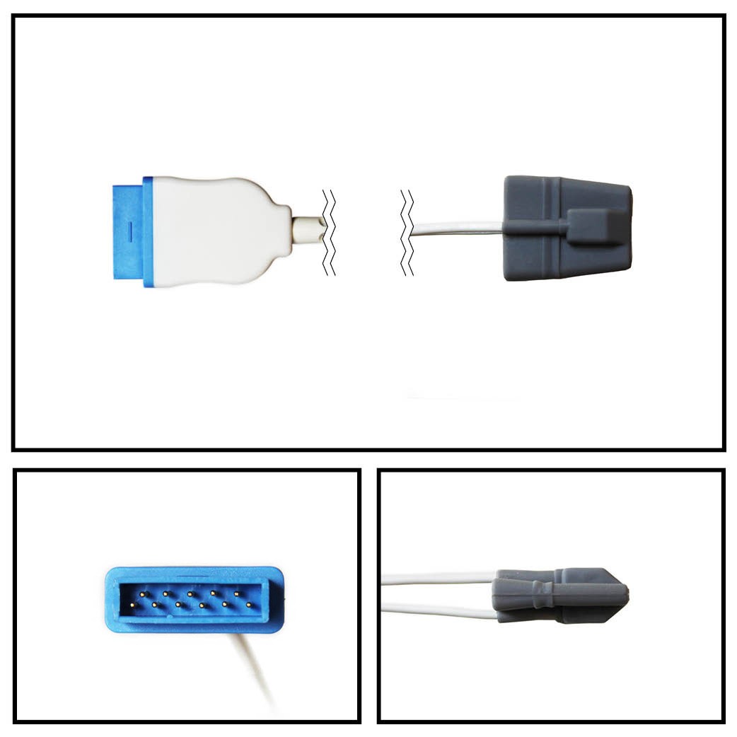 Sensor spo2 (blando pediatrico) ge marquette 10 ft.