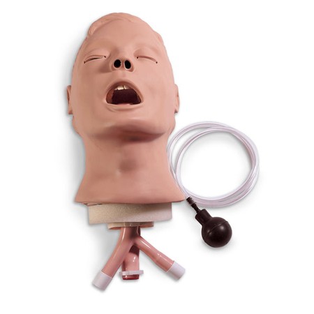 Cabeza entrenadora Airway Larry con spray lubricante