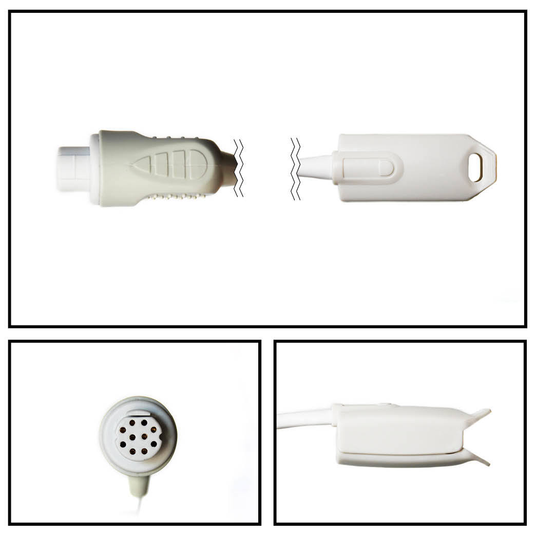 Sensor SPO2( cascara dura) GE Datex-Ohmeda 10 PIN Sensor SPO2( cascara dura) GE Datex-Ohmeda 10 PIN