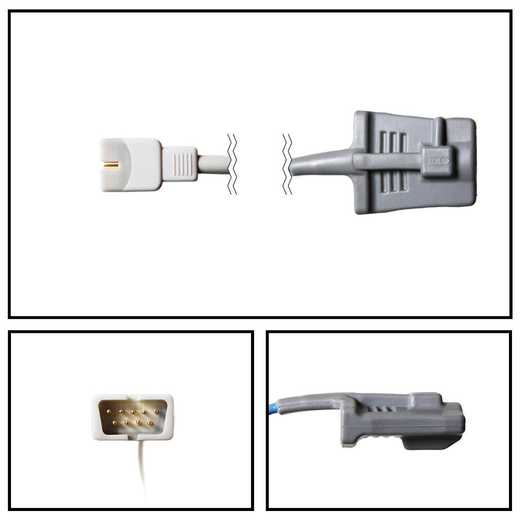 Sensor SPO2 (blando adulto) Nellcor  Compatible NON OXI DB9 3 FT.