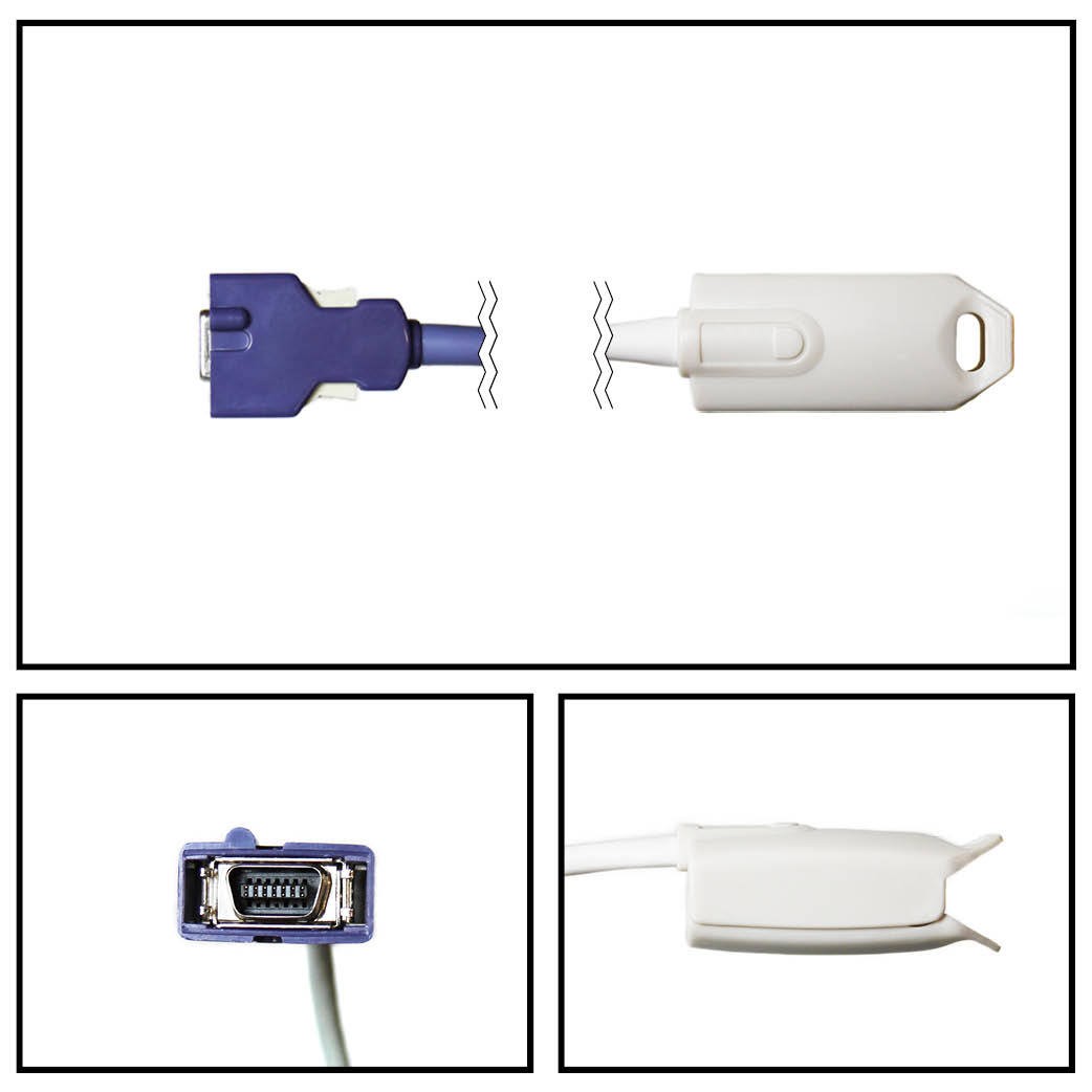 Sensor SPO2 (cascara dura) Nellcor  Compatible 10 FT. 3M con Oximax 