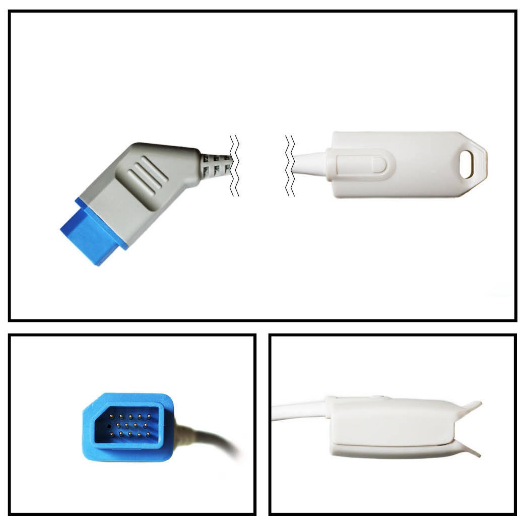 Sensor SPO2 (cascara dira) Nihon Kohden 14 PIN 10 FT.