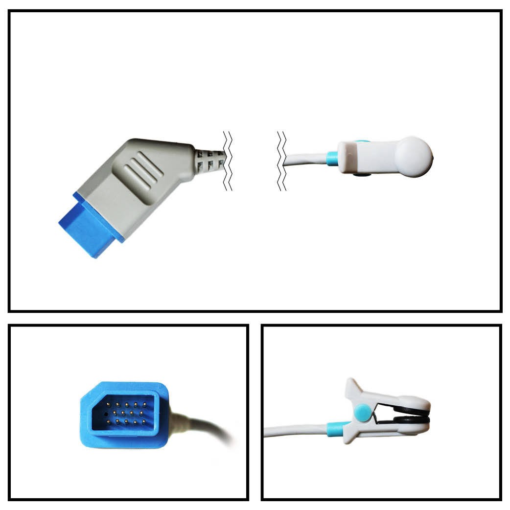 Sensor SPO2 (clip de oreja) Nihon Kohden 14 PIN 10 FT.