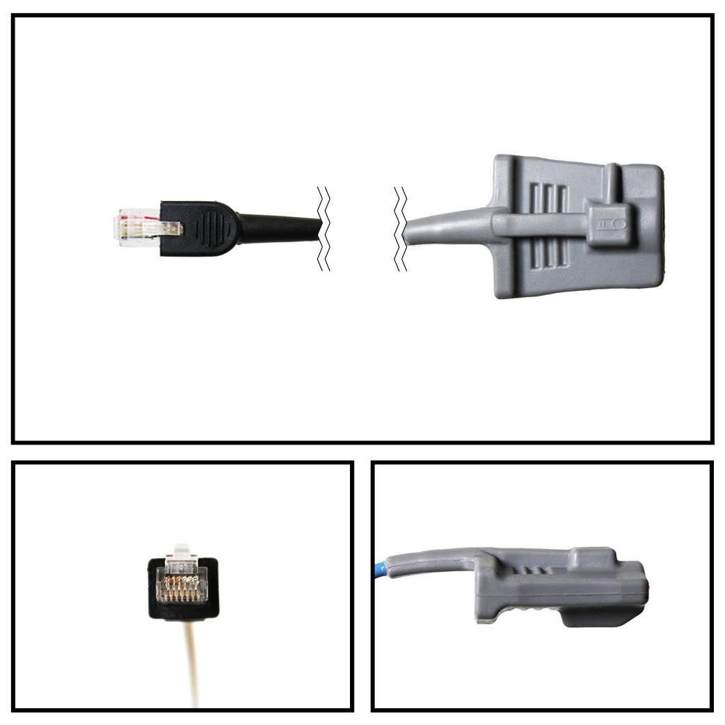 Sensor SPO2 (bando adulto )Palco Coaxial  10 FT.