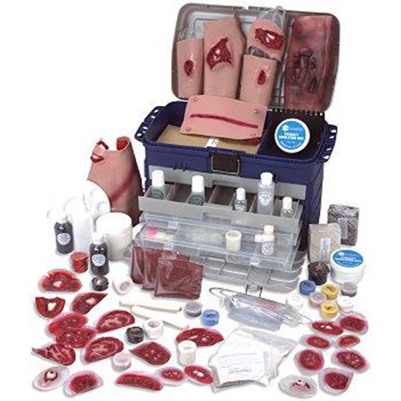 Kit de Simulación de heridos Deluxe con estuche de transporte