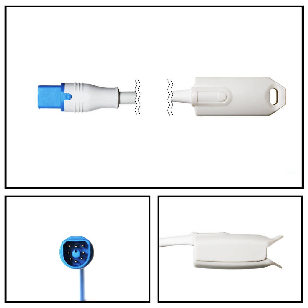 Sensor  SPO2 (M1196A) (cascara dura ) Philips D-Connect 10 FT.