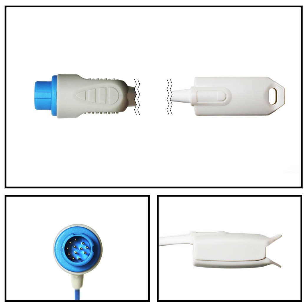 Sensor  SPO2 (cascara dura ) Philips 12 PIN 10 FT.
