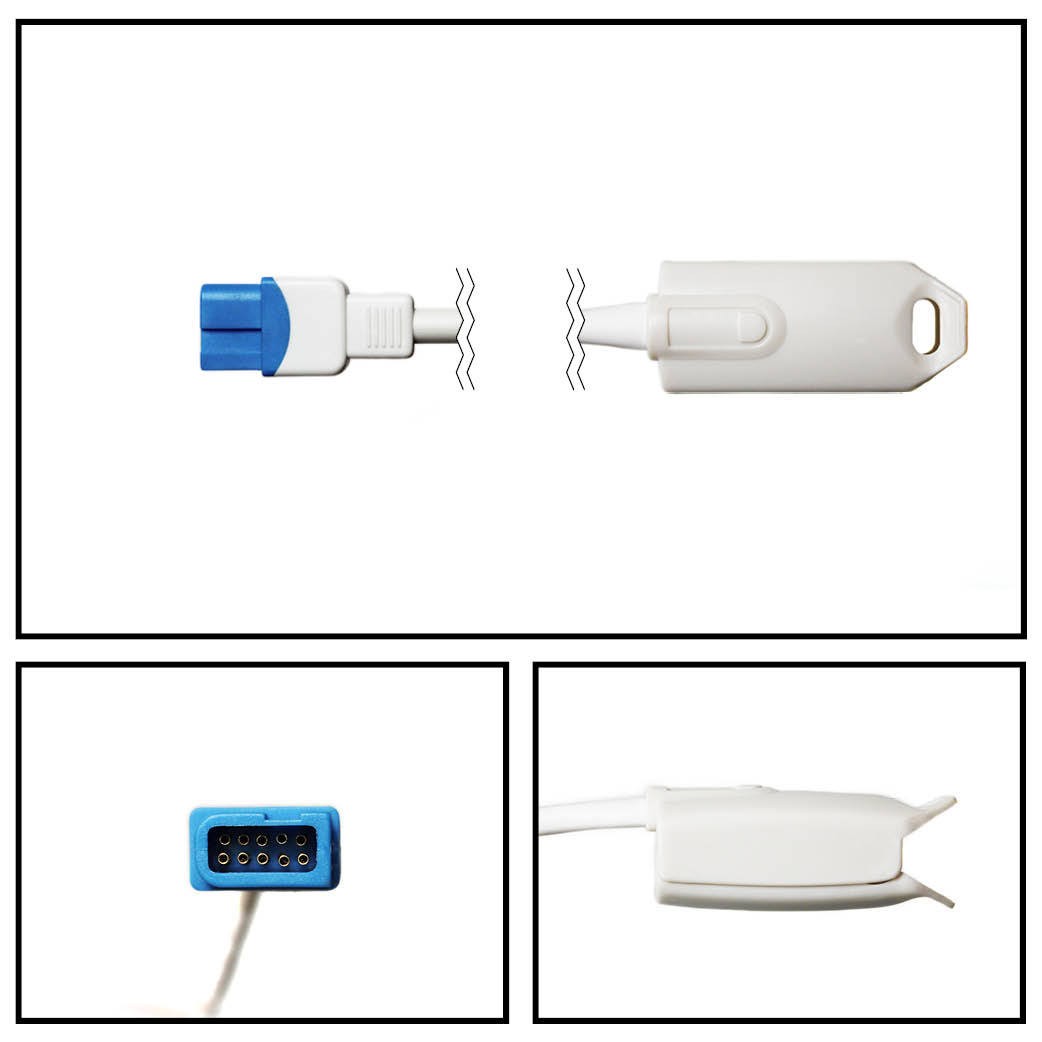 Sensor SPO2 (cascara dura )Spacelabs Novametrix Ultraview  10 FT.