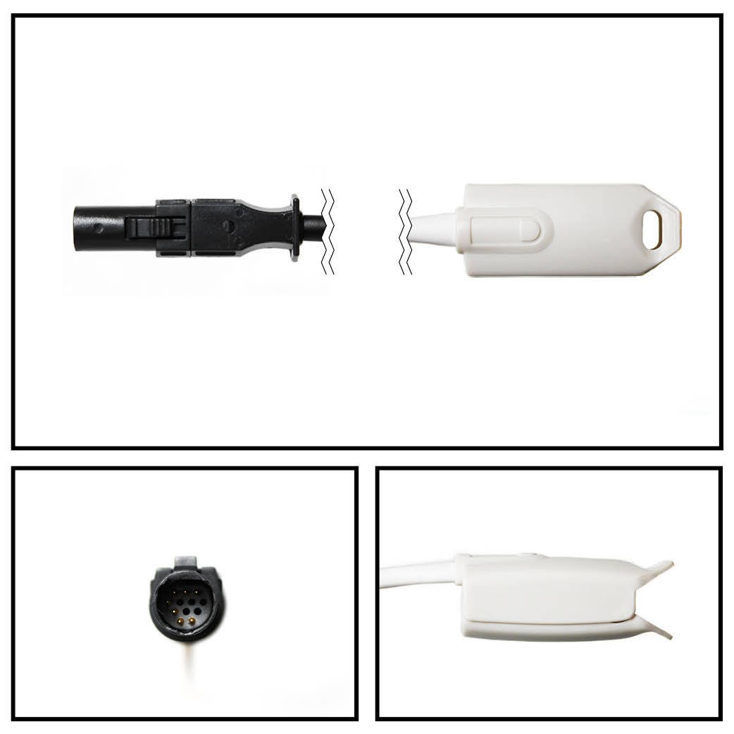 Sensor SPO2 (cascara dura ) Spacelabs Novametrix Hypertronics  10 FT.