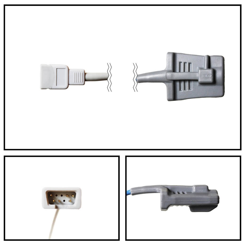 Sensor SP02 (blando adulto) Spacelabs Novametrix  3 FT. DB9