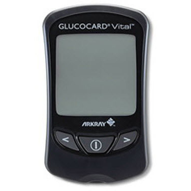 Volumen de muestra Glucocard 0.5μL Vital Blood Glucose Meter