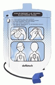 Parches pediátricos para Lifeline AED Defibtech