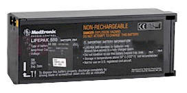 Batería LiSO2 de 7.5 Ah no recargable de Physio-Control (gris)