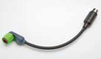 Cable de ángulo recto del adaptador de corriente CA / CC de Physio-Control Cable de ángulo recto del adaptador de corriente CA / CC de Physio-Control