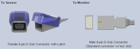 Cable de extensión de SpO2 compatible con AMC Nellcor, reemplaza al DEC-4 - Lifepak 12