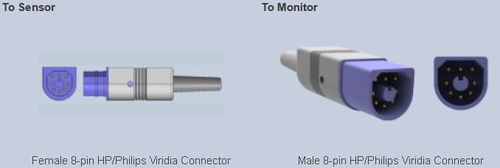 Cable de extensión AMC Philips Viridia SpO2