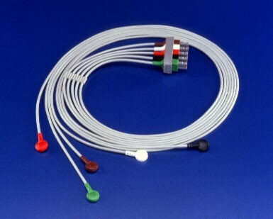 Juego de cables de ECG con derivaciones de Philips 5 derivadas (AAMI)