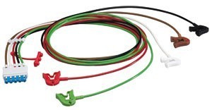 Juego de 5 cables Philips con agarre (AAMI)