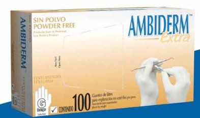 Guante Extra no esteriles de hule latex natural