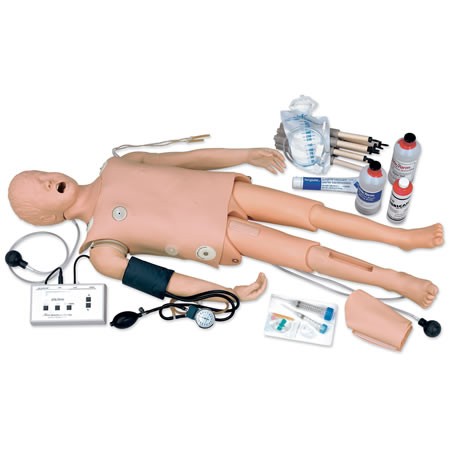 Maniquí infantil CRISIS, capacidades completas de entrenamiento PALS