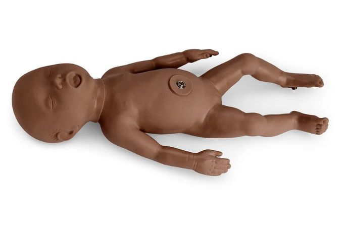 Simulaids, bebé prematuro para fórceps / maniquí obstétrico - 28 pulg. X 8 pulg. X 8 pulg. - Oscuro