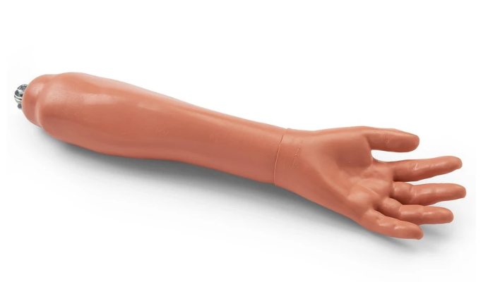 Simulaids, brazo grande / mano izquierda inferior de repuesto de Randy de rescate de cuerpo duro
