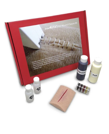 Kit de entrenamiento de simulación de cierre de heridas - Ligero