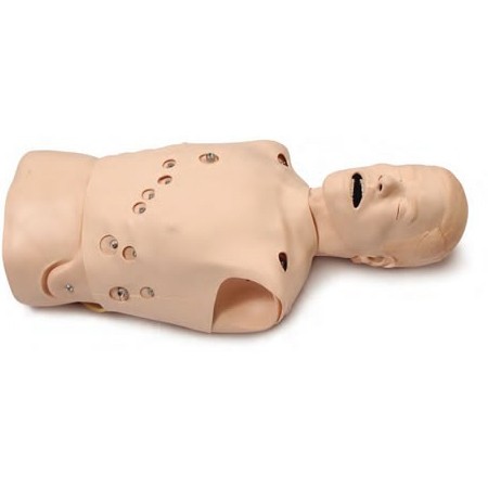 Instructor de tareas - Torso de hombre adulto de 12 derivaciones,con estuche