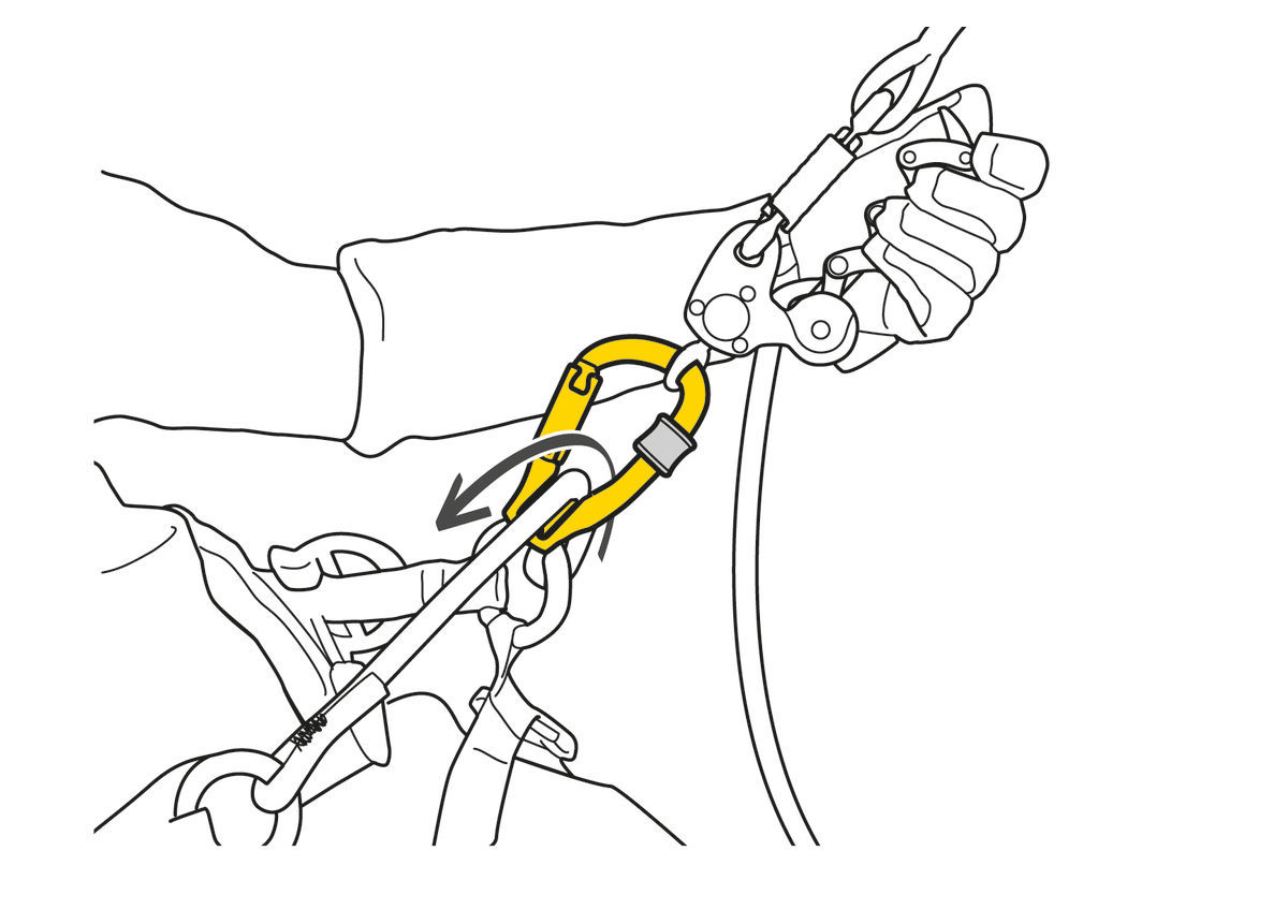 Mosqueton de poela ROLLCLIP Z Petzl P75SL