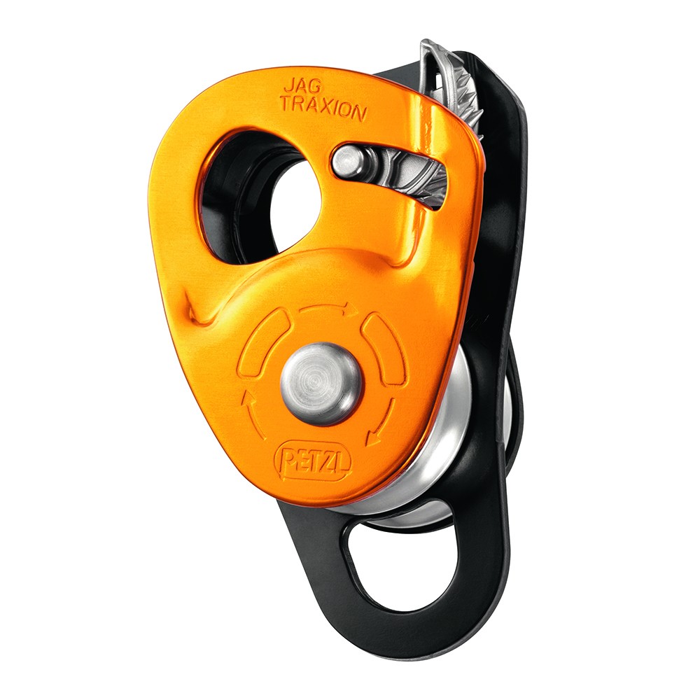 Polea ligera de doble avance Jag Traxion NFPA Petzl P54