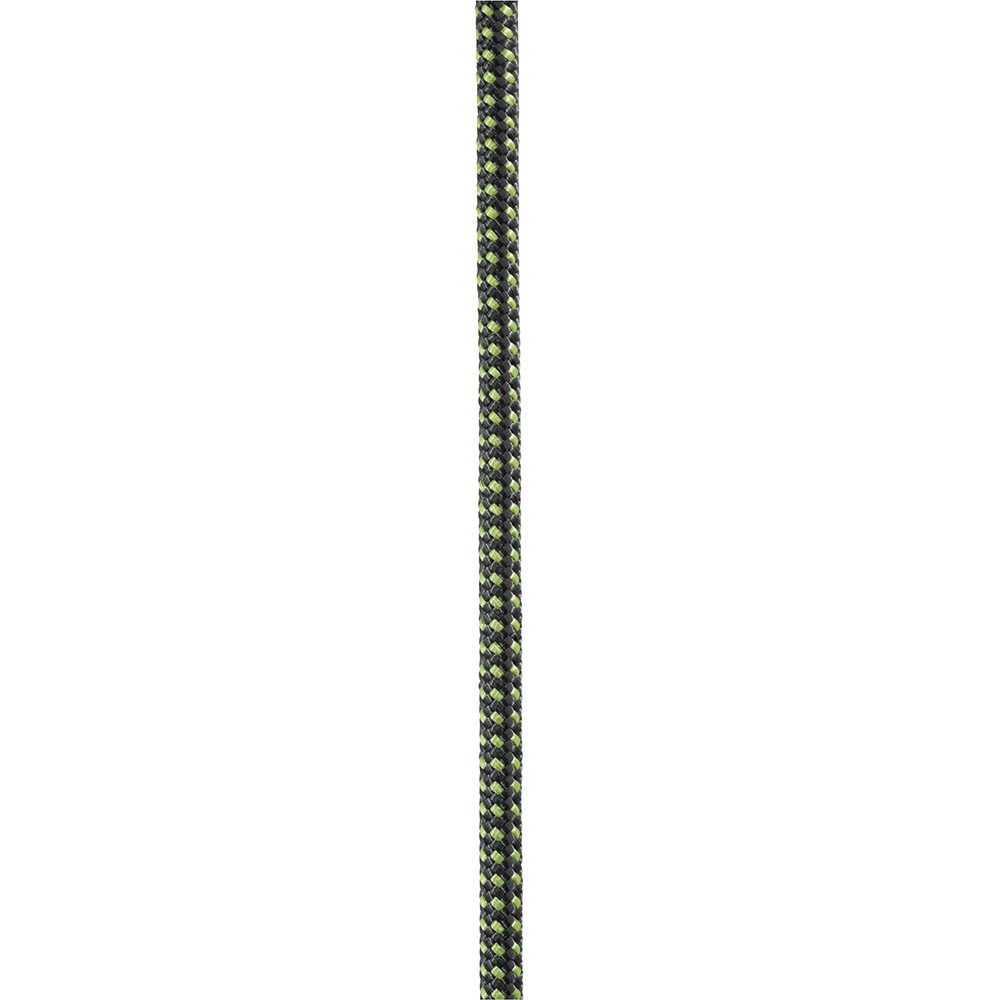 Carrete de cuerda semiestática de 7mm x 120m, verde/negro Petzl R47AG 120