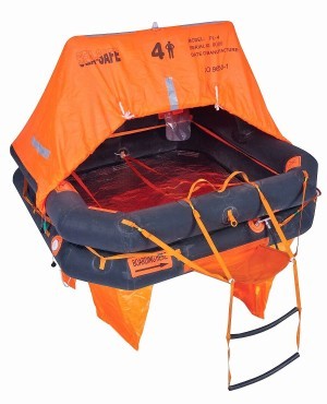 Balsa salvavidas  OFFSHORE 4v, 4 personas SEA-SAFE