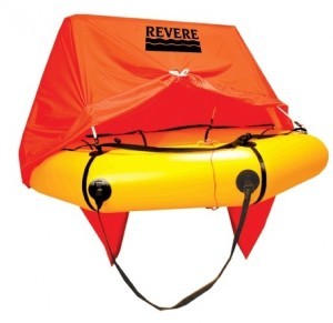 Balsa salvavidas 4 y 6 personas REVERE COASTAL COMPACT LR 6